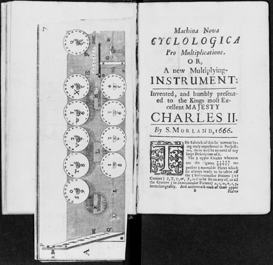 A skecth of the multiplication machine of Morland