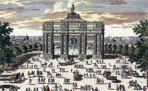 Eastern facade of the Louvre, designed by Claude Perrault